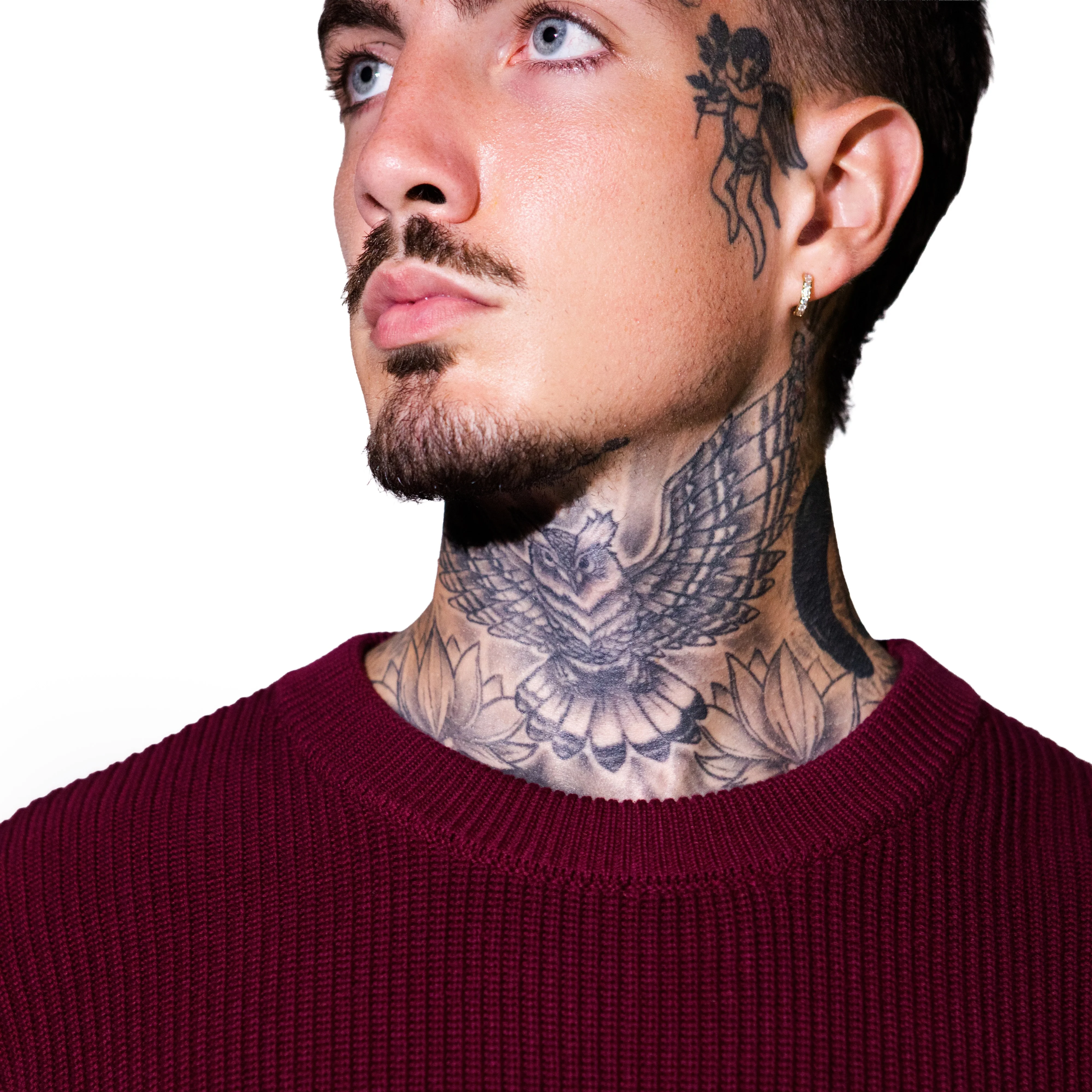 THE BEVERLY CREWNECK (BURGUNDY) - Image 4