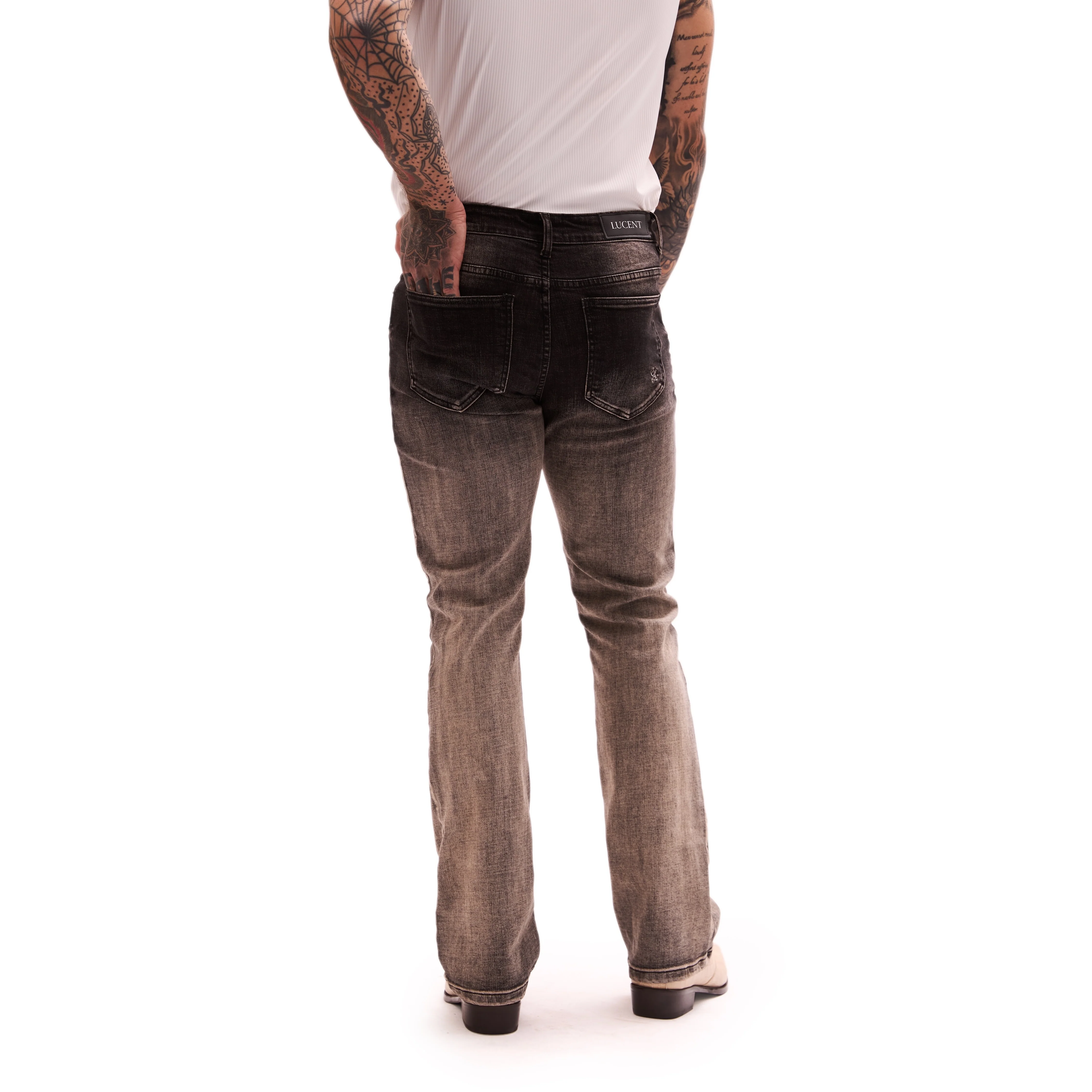 THE CANYON FLARE DENIM (SANDWASH) - Image 9