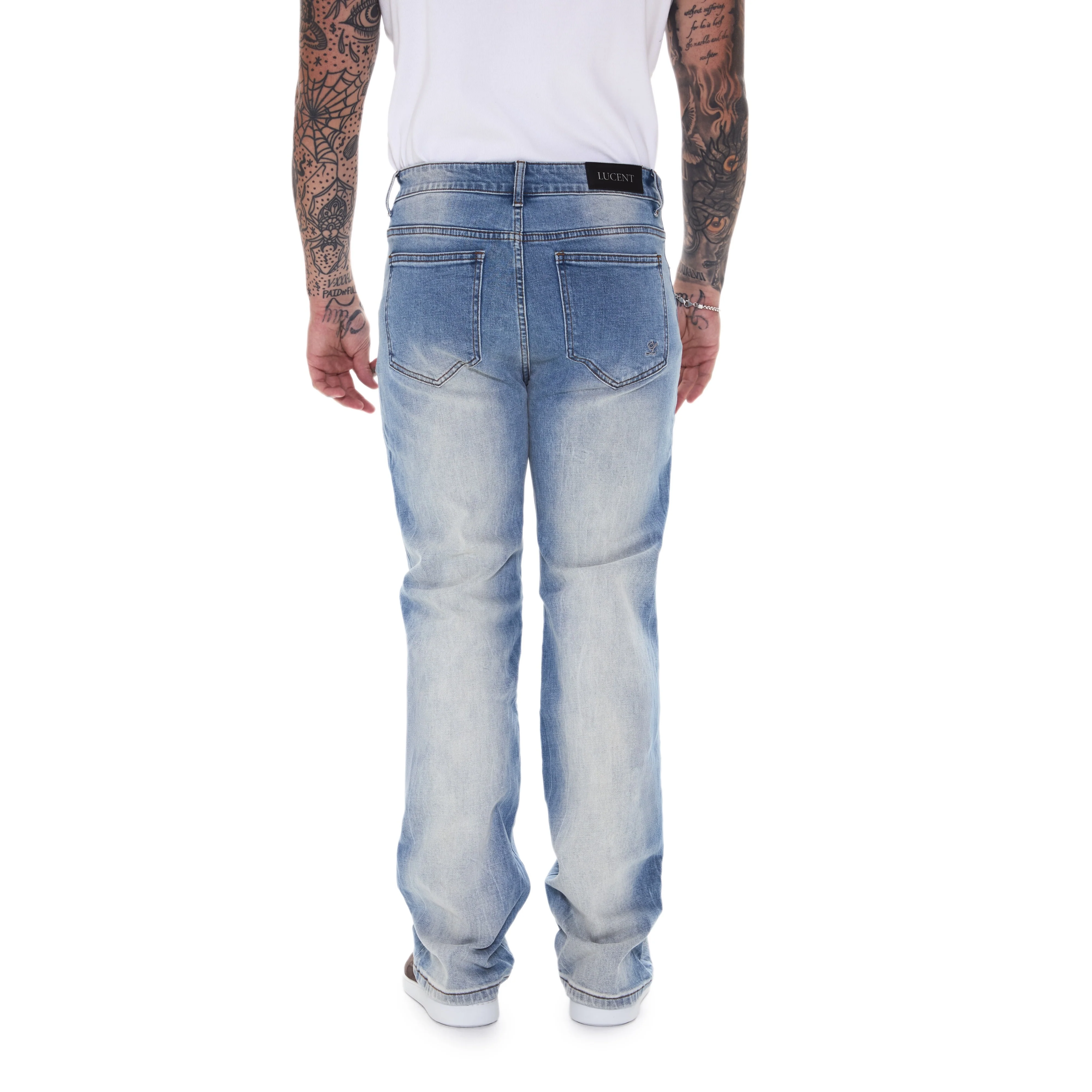 THE CANYON FLARE DENIM (BLUE) - Image 9