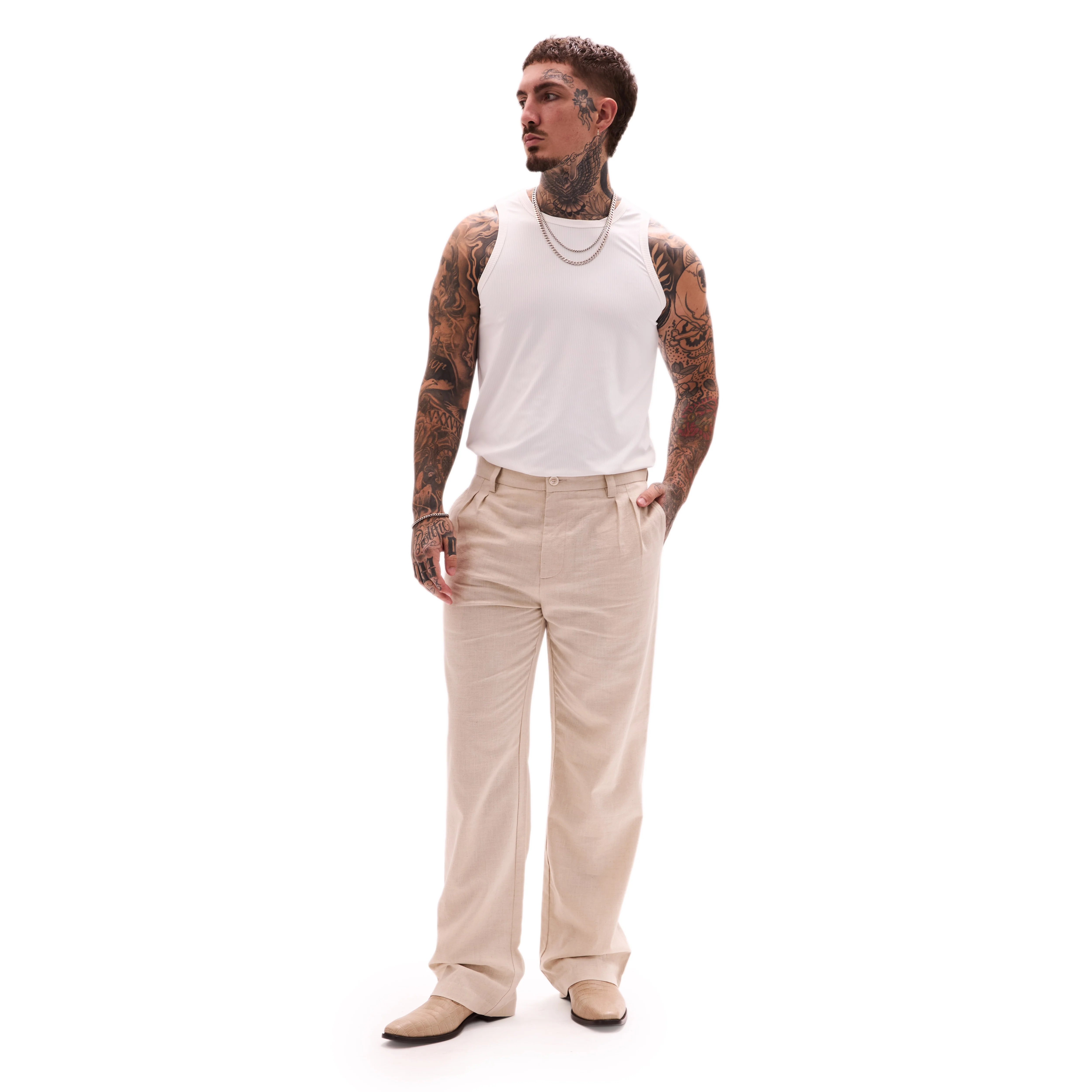 THE CLASSIC LINEN (BEIGE) - Image 4
