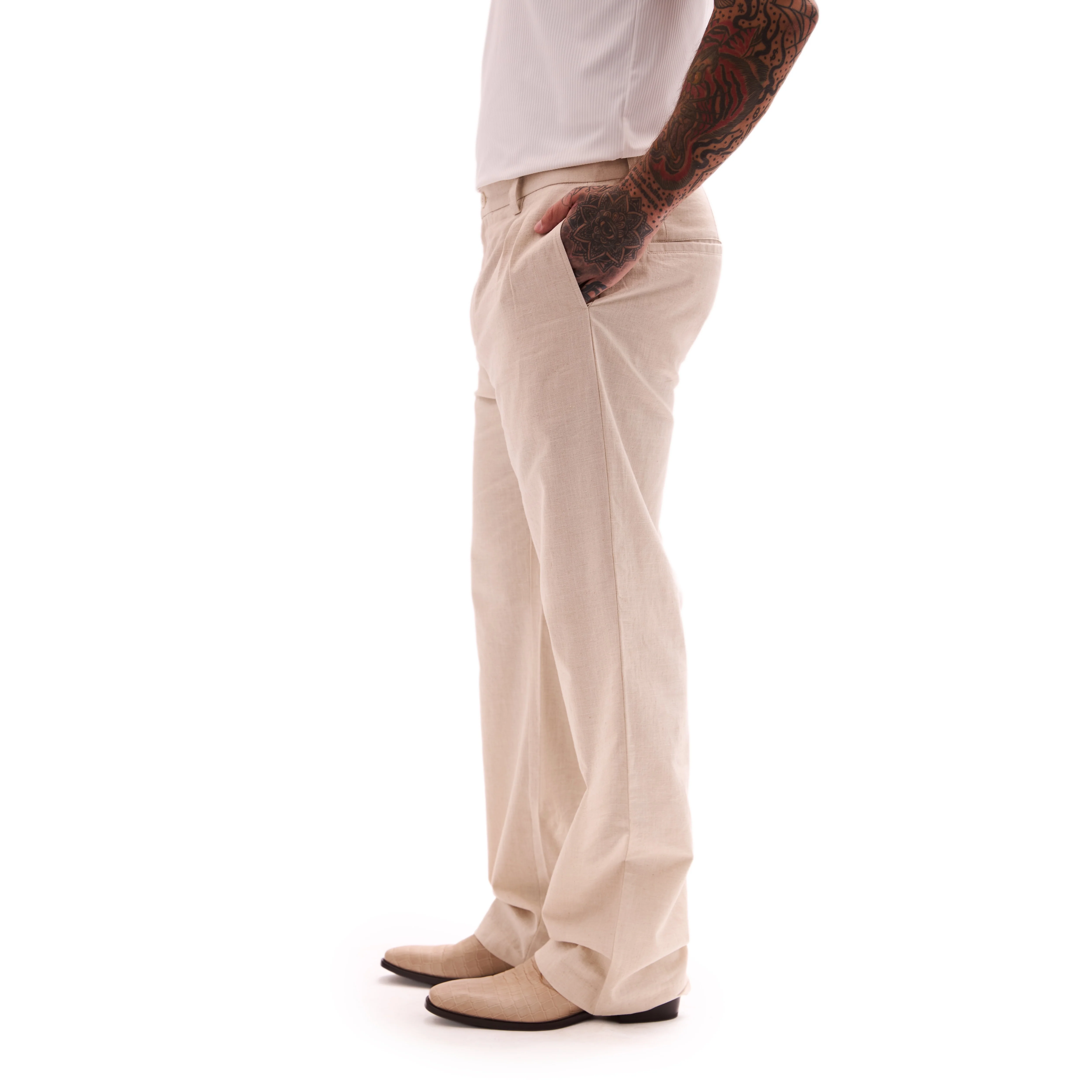 THE CLASSIC LINEN (BEIGE) - Image 7