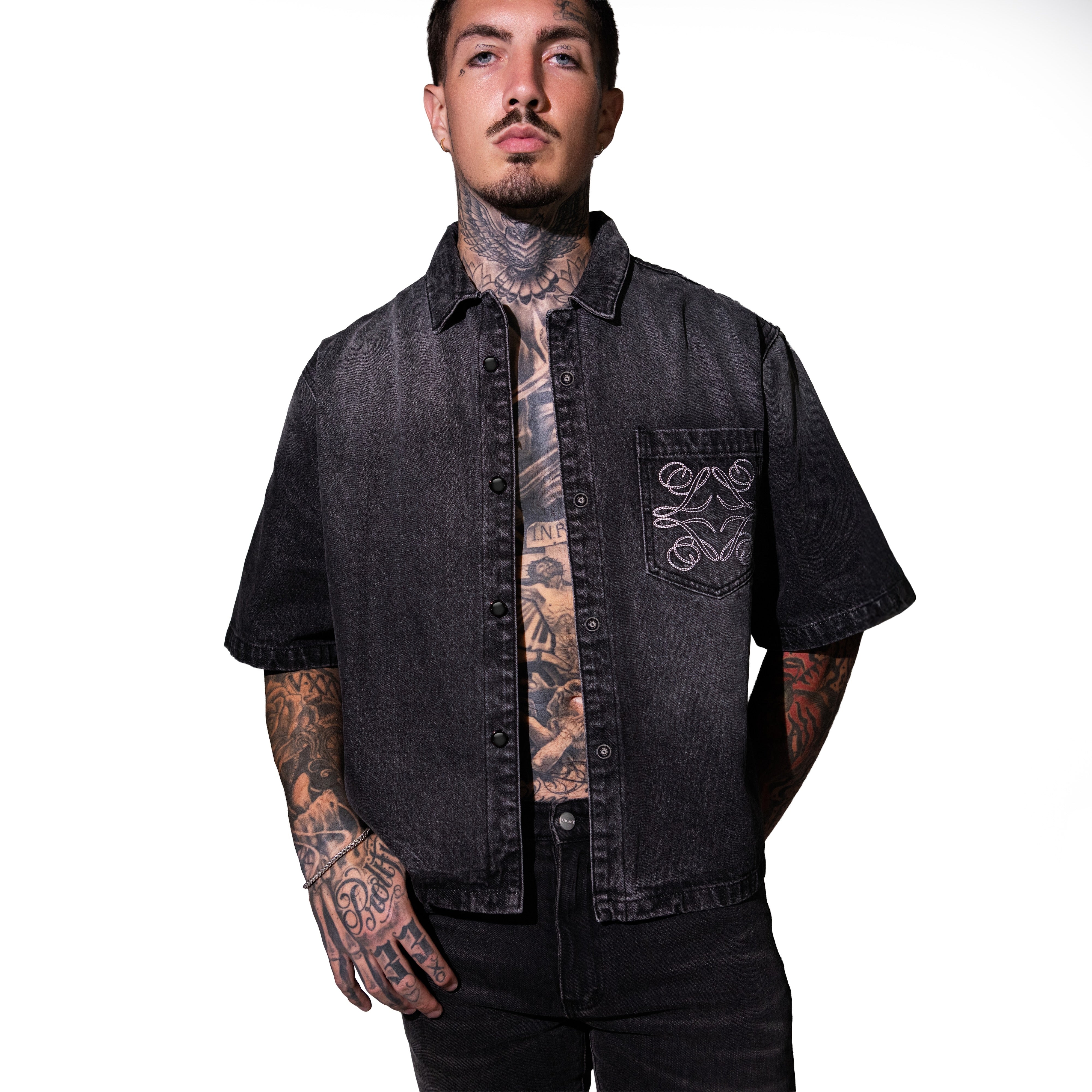 THE NOIR DENIM TOP - Image 3