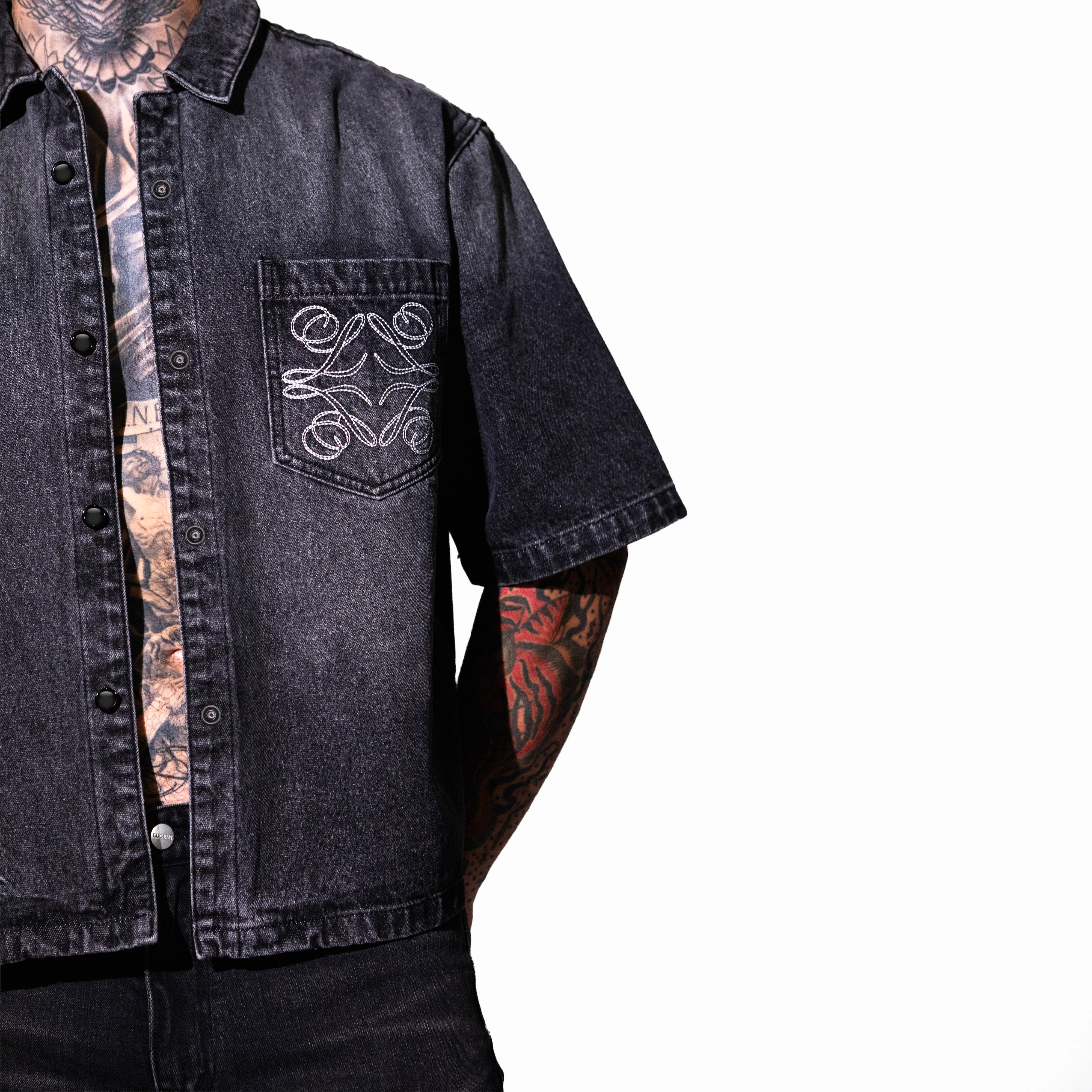 THE NOIR DENIM TOP - Image 5