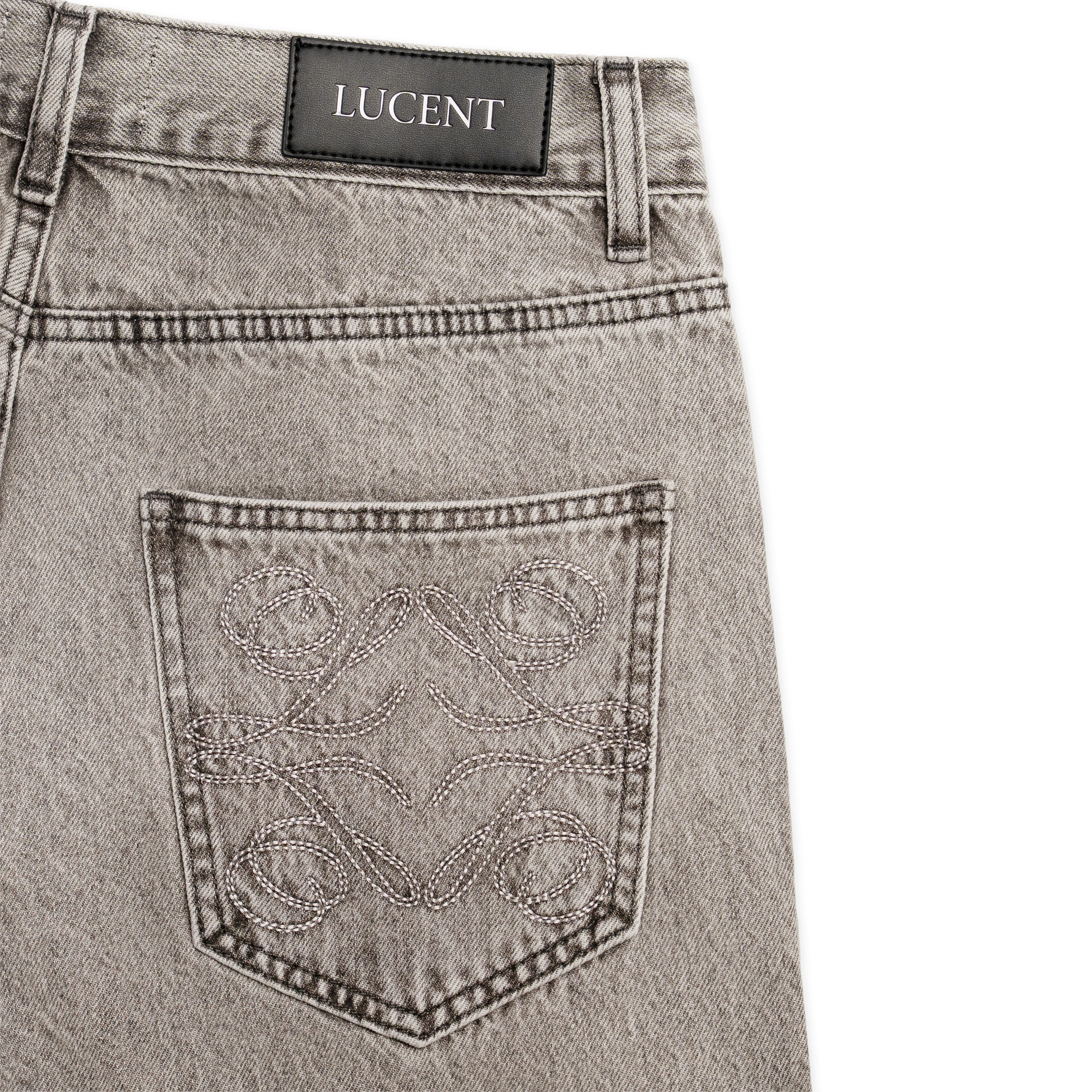 THE ROYCE STRAIGHT DENIM (GREY) - Image 3