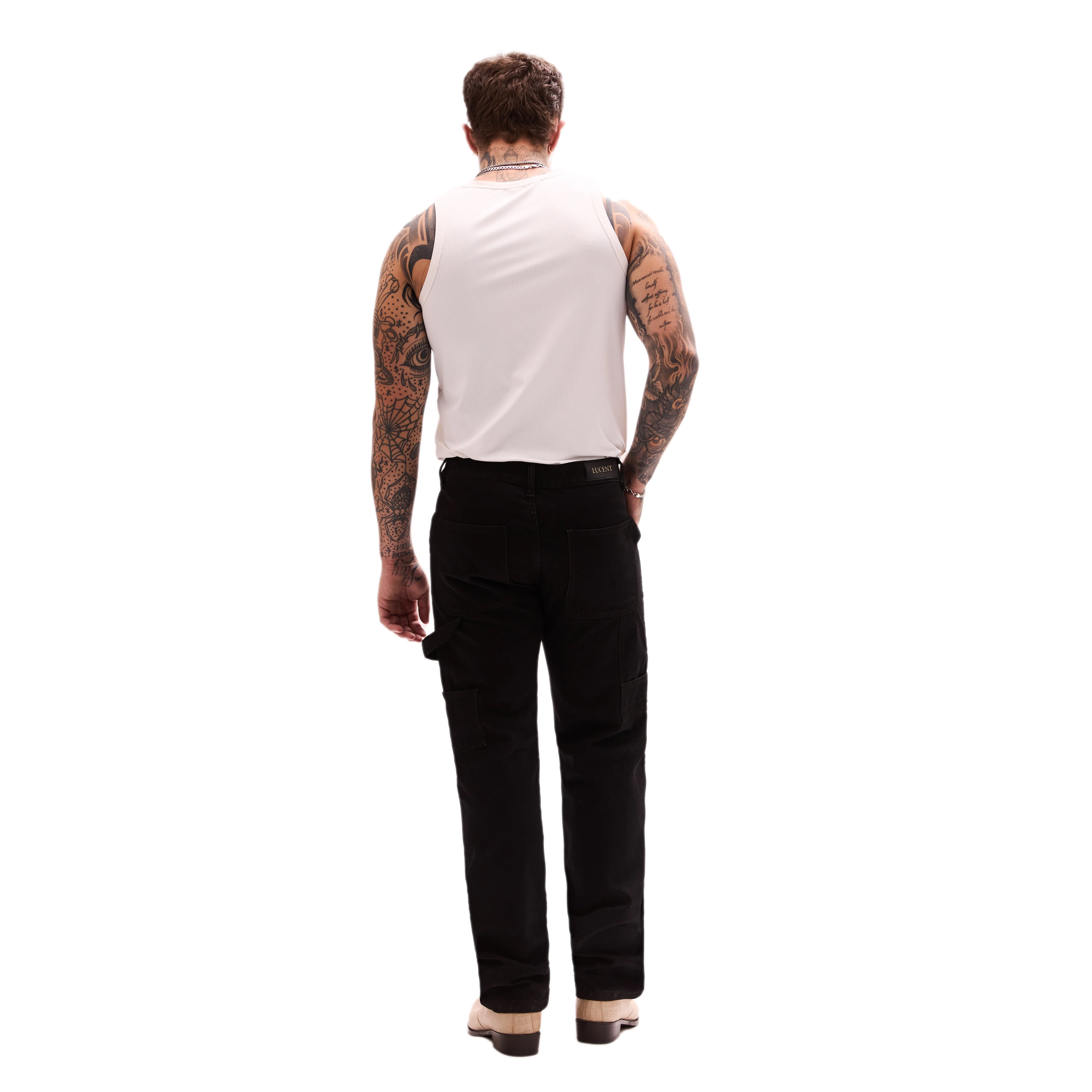 THE VISTA CARPENTER DENIM (BLACK) - Image 9